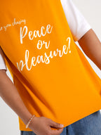 Peace or pleasure- raglan