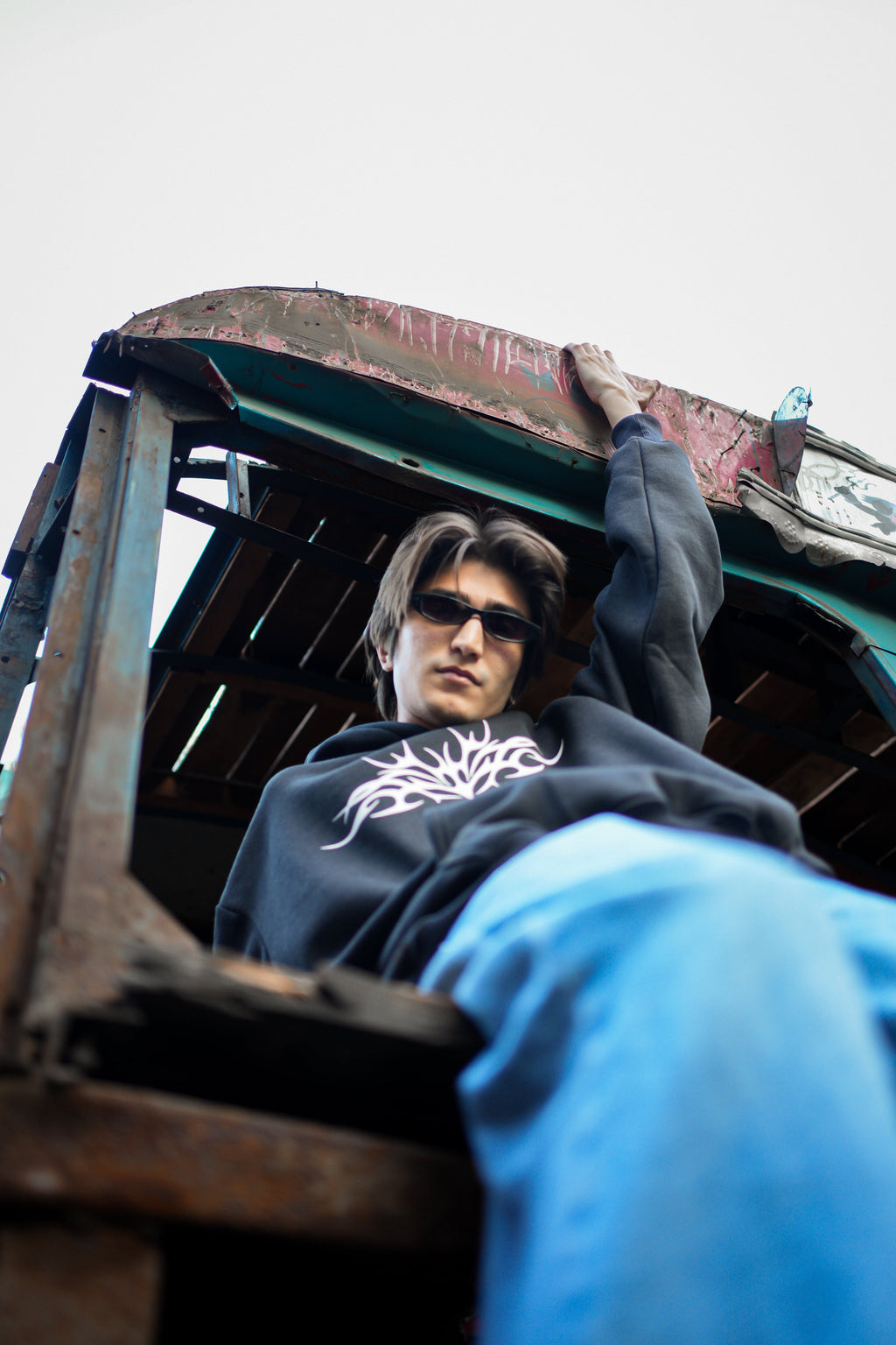 Oversized Black Hoodie