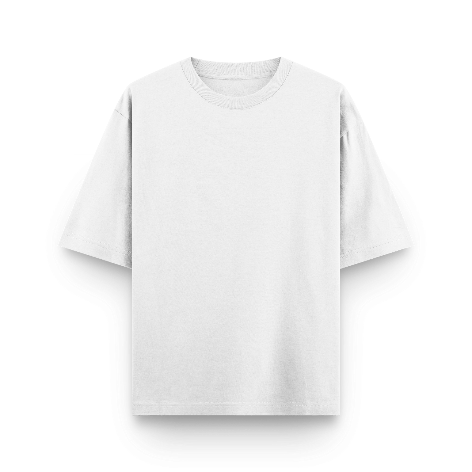 White T-Shirt with Butterfly Print