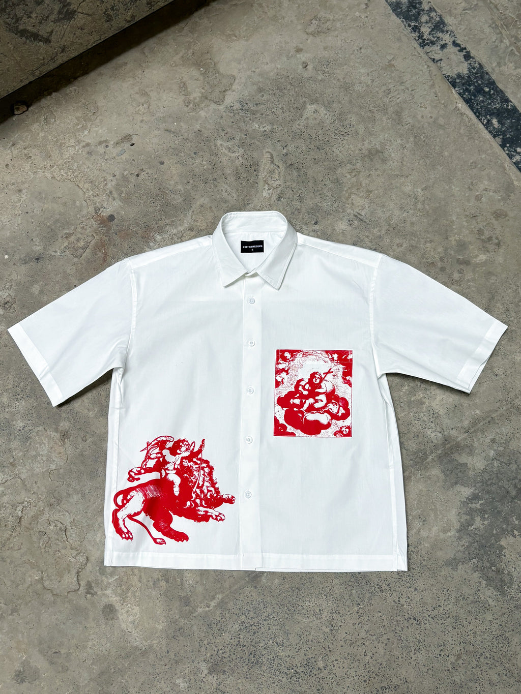 Celestial Rider Shirt – Divine Chaos in Motion