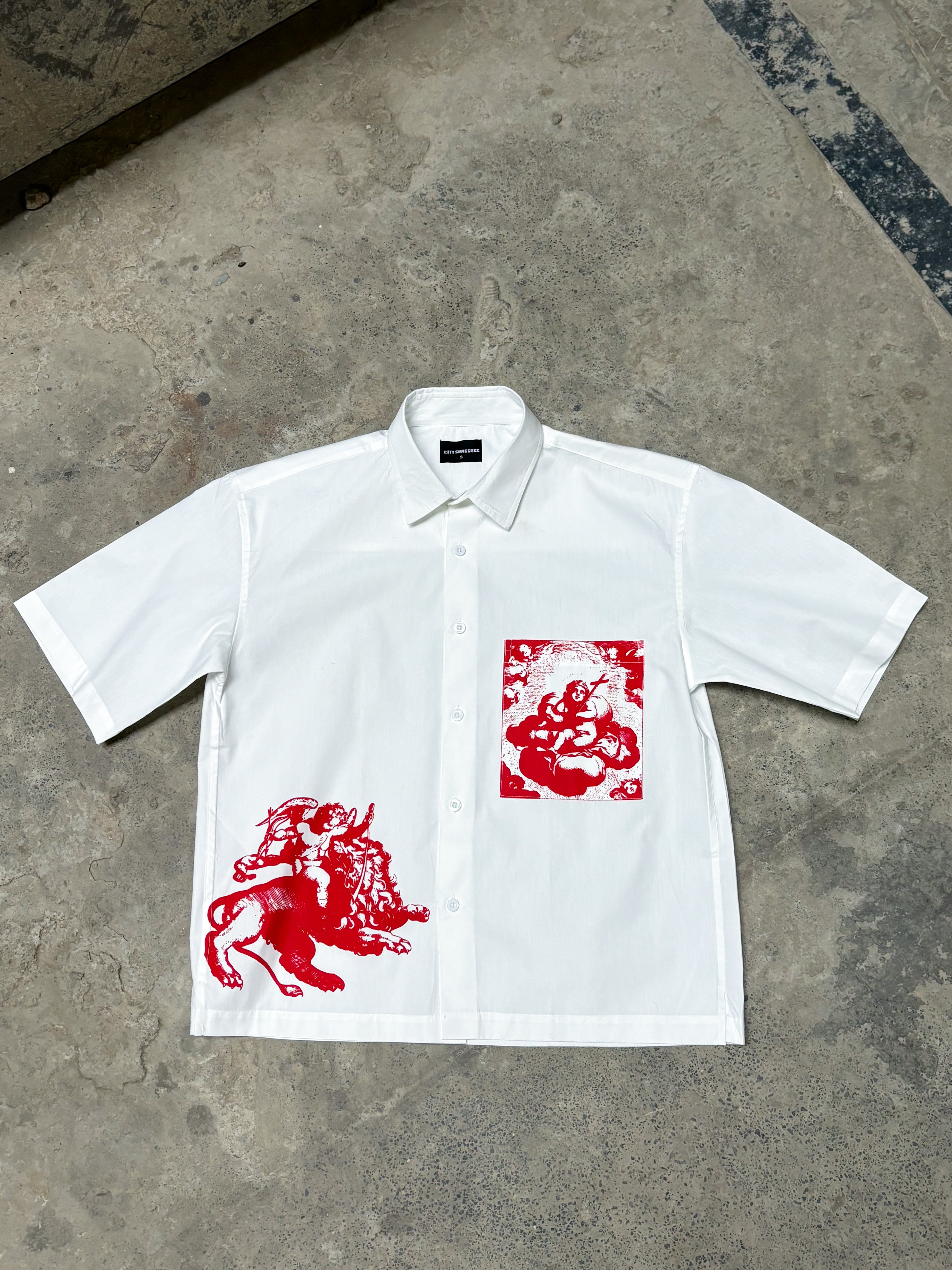 Celestial Rider Shirt – Divine Chaos in Motion