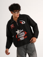 Unisex Half-Zipper Hoodie